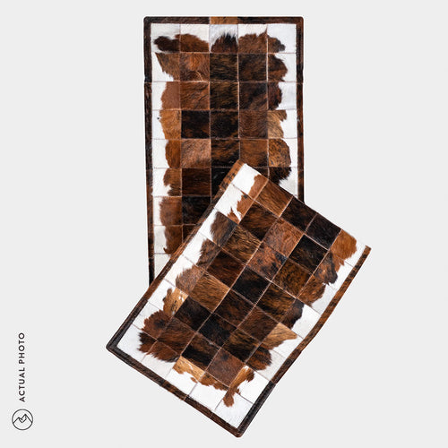Runner Cowhide Rug Size 8 x 2 Feet R-90