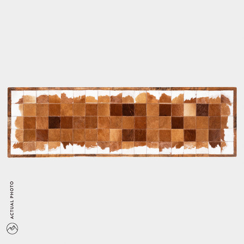 Runner Cowhide Rug Size 6 x 2 Feet R-93