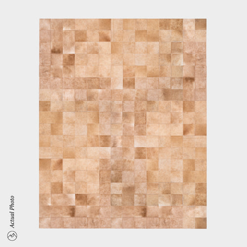Rhodes Champagne Cowhide Rug Size 12 x 9 Feet on Sale