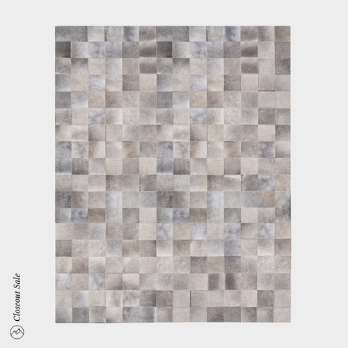 Rhodes Grey Cowhide Rug Size 12 x 9 Feet on Sale