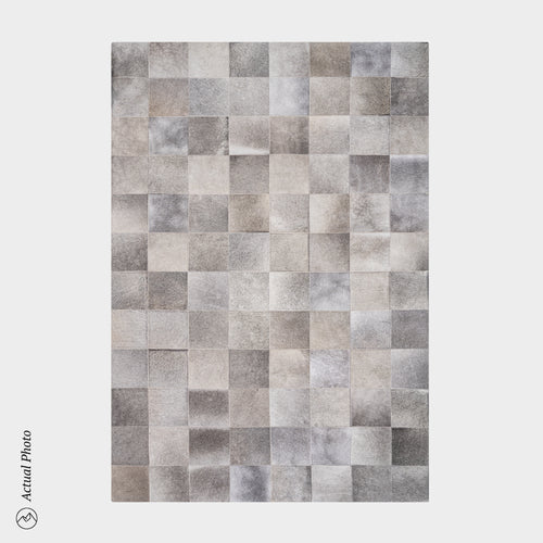 Rhodes Grey Cowhide Rug Size 8 x 5 Feet on Sale