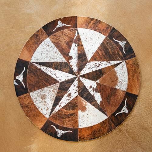 Round Cowhide Rugs