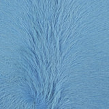 Sea Blue Dyed Cowhide Rug , Natural Suede Leather | eCowhides