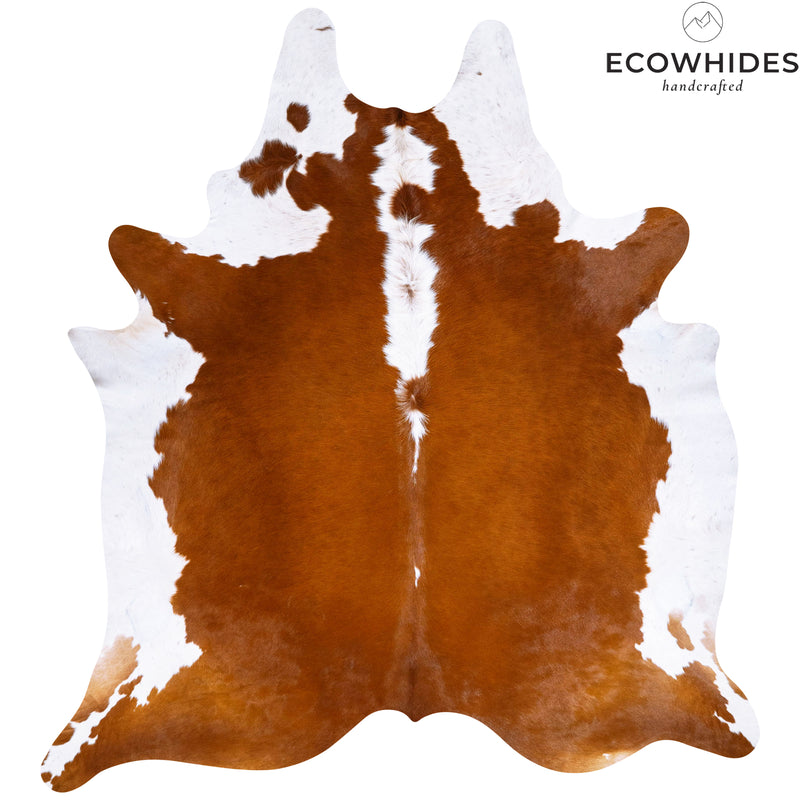 Brazilian Hereford Cowhide Rug Size 8'2" L x 7'1" W 7549