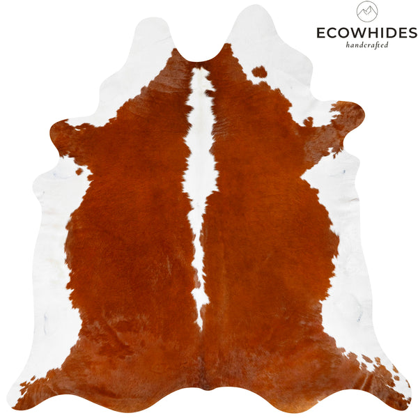 Brazilian Hereford Cowhide Rug Size 7'10" L x 7'4" W 7551