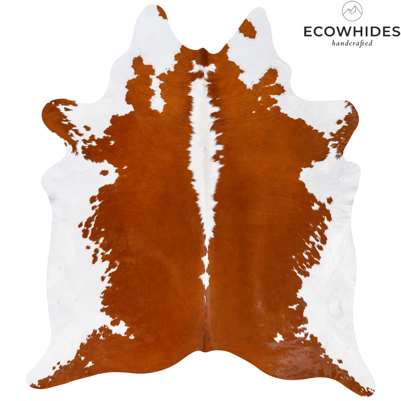 Brazilian Hereford Cowhide Rug Size 7'1" L x 6'9" W 7568