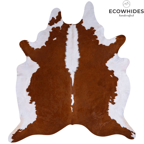 Brazilian Hereford Cowhide Rug Size 8'0" L x 7'5" W 7558