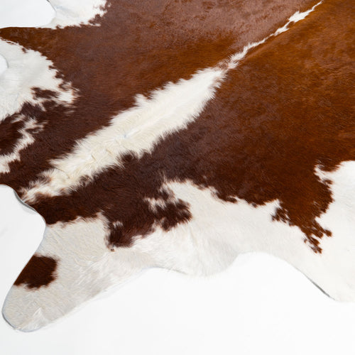 Brazilian Hereford Cowhide Rug Size 8'0" L x 7'2" W 7526