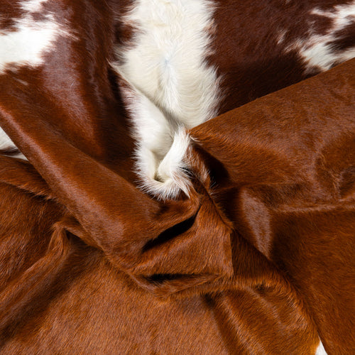 Brazilian Hereford Cowhide Rug Size 8'0" L x 7'2" W 7526