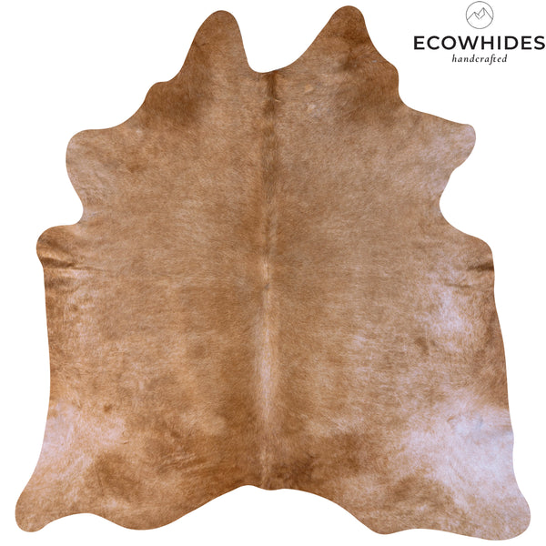 Brazilian Beige Cowhide Rug Size 7'1" L x 7' W 7069