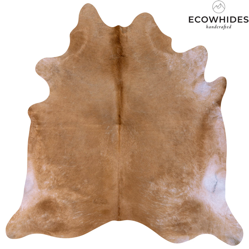 Brazilian Beige Cowhide Rug Size 7' L x 7'1" W 7070