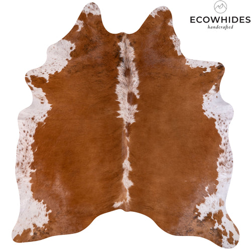 Brazilian Tricolor Cowhide Rug Size 6'5" L x 5'10" W 7122