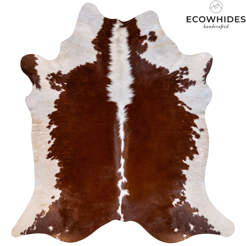 Brazilian Hereford Cowhide Rug Size 7'2" L x 6'5" W 7124