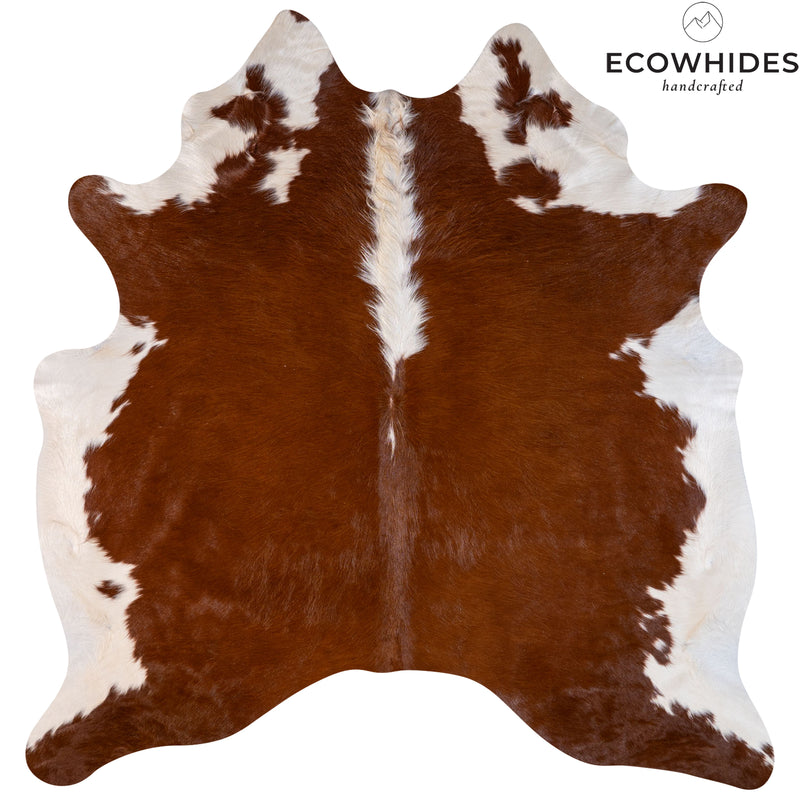 Brazilian Hereford Cowhide Rug Size 5'11" L x 5'10" W 7131