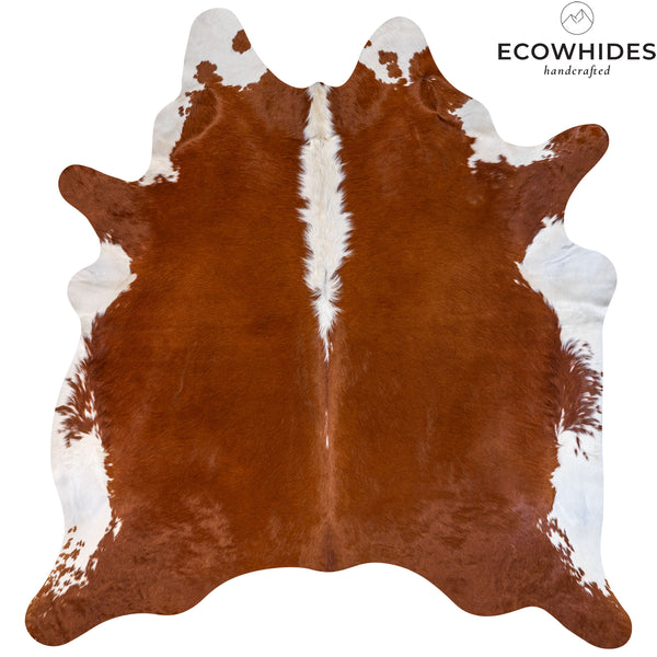 Brazilian Hereford Cowhide Rug Size 6'11" L x 6'4" W 7133