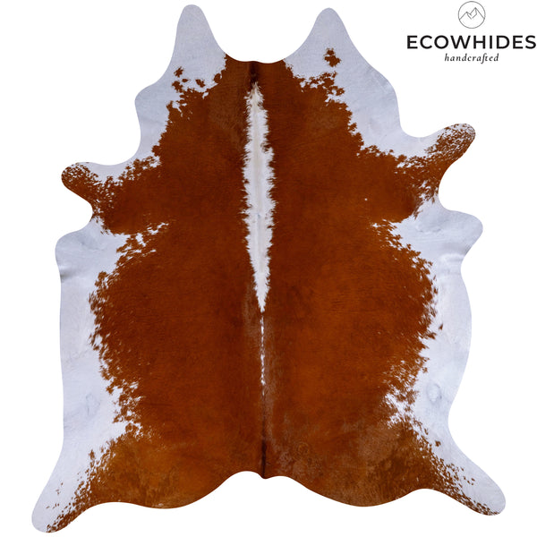 Brazilian Hereford Cowhide Rug Size 7'5" L x 6'10" W 7514