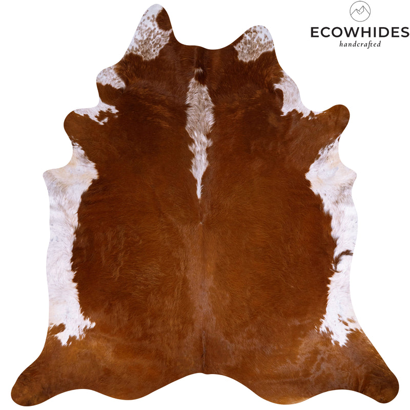 Brazilian Hereford Cowhide Rug Size 7'7" L x 7'8" W 7519