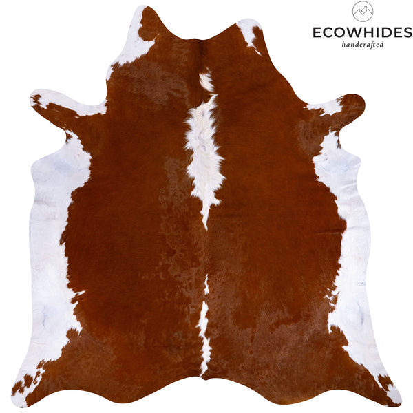 Brazilian Hereford Cowhide Rug Size 7'3" L x 7'6" W 7521