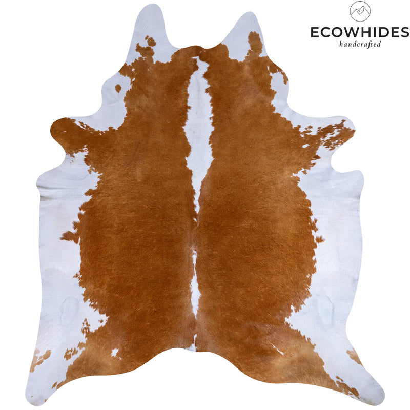 Brazilian Hereford Cowhide Rug Size 7'2" L x 7'7" W 7522