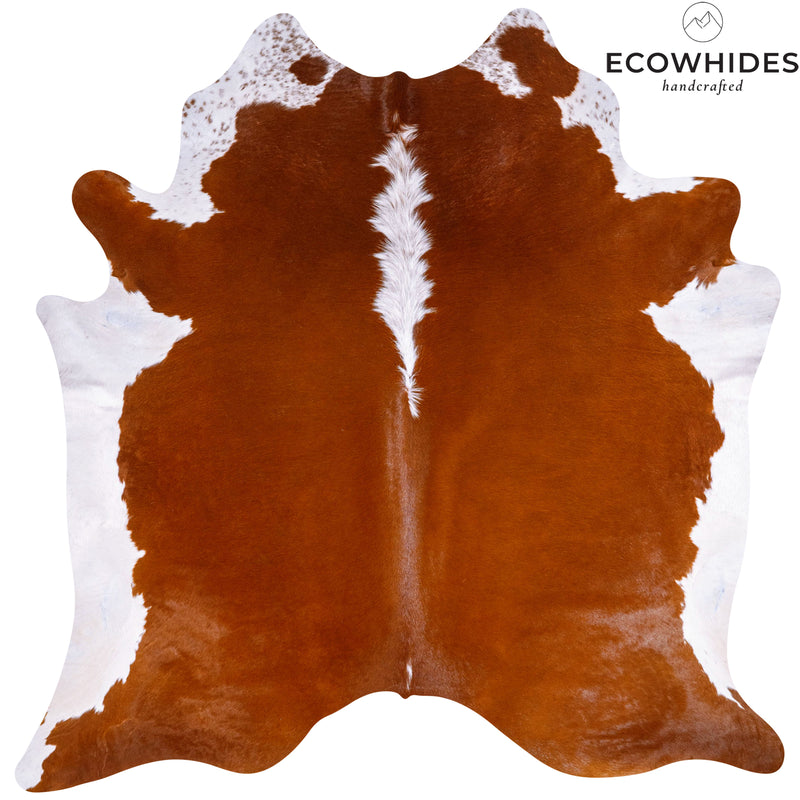 Brazilian Hereford Cowhide Rug Size 7' L x 7' W 7528