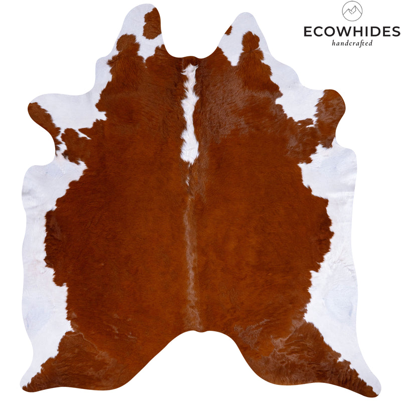 Brazilian Hereford Cowhide Rug Size 7'7" L x 6'11" W 7529