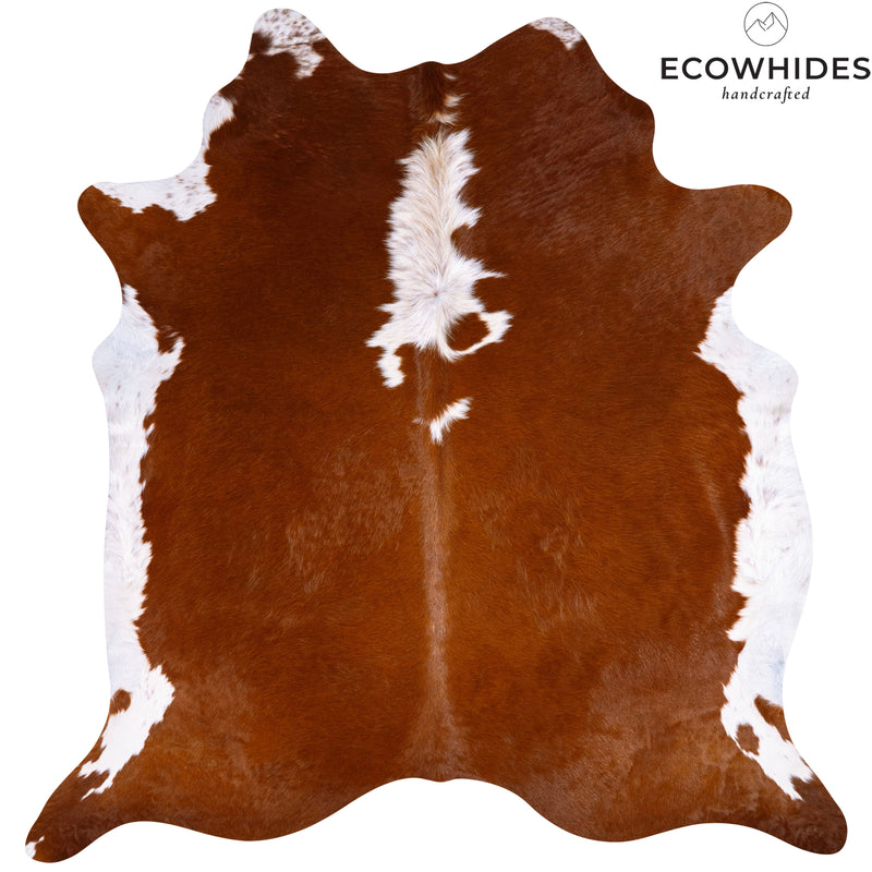 Brazilian Hereford Cowhide Rug Size 7'5" L x 7'5" W 7532