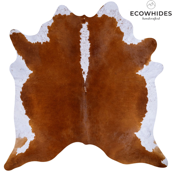 Brazilian Hereford Cowhide Rug Size 7'2" L x 7'8" W 7543