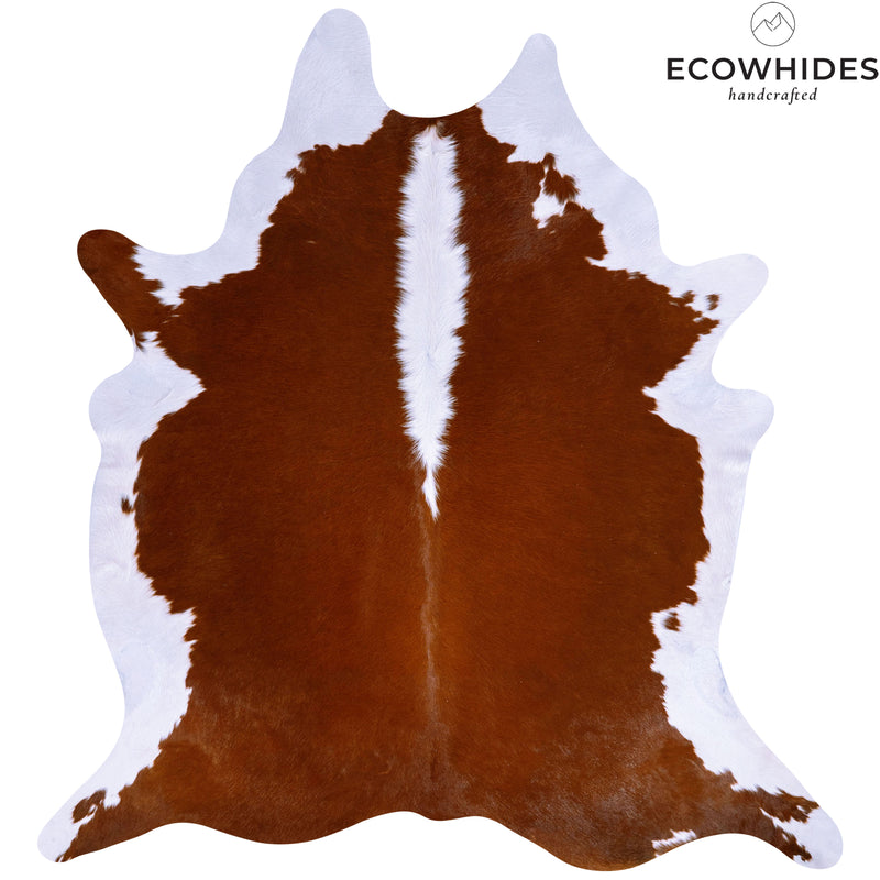 Brazilian Hereford Cowhide Rug Size 7'8" L x 7'3" W 7544