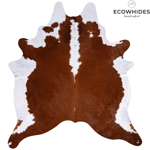 Brazilian Hereford Cowhide Rug Size 8'3" L x 7'9" W 7547