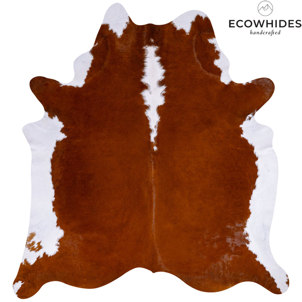 Brazilian Hereford Cowhide Rug Size 7'6" L x 7'3" W 7548