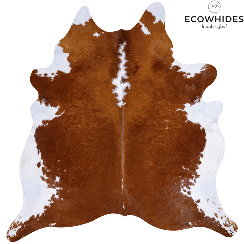 Brazilian Hereford Cowhide Rug Size 7'4" L x 7'6" W 7550