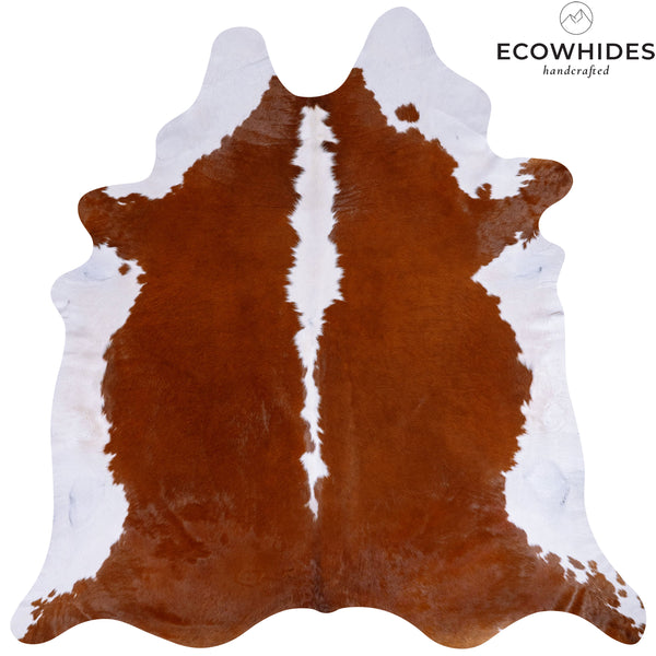 Brazilian Hereford Cowhide Rug Size 7'10" L x 7'4" W 7551