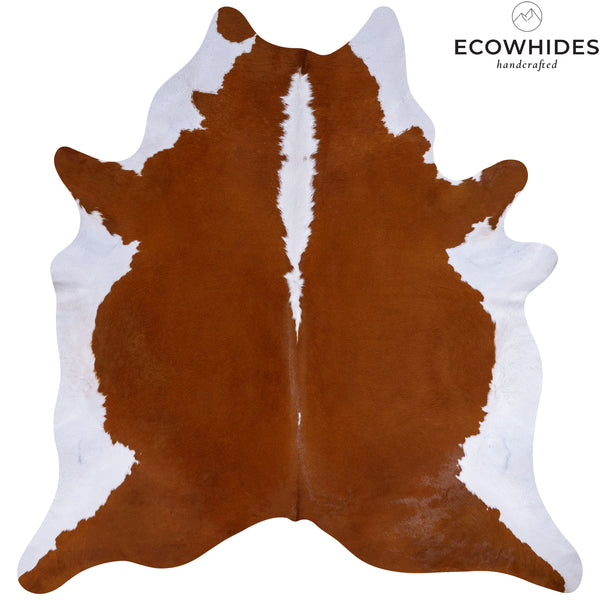 Brazilian Hereford Cowhide Rug Size 7'6" L x 7'1" W 7554