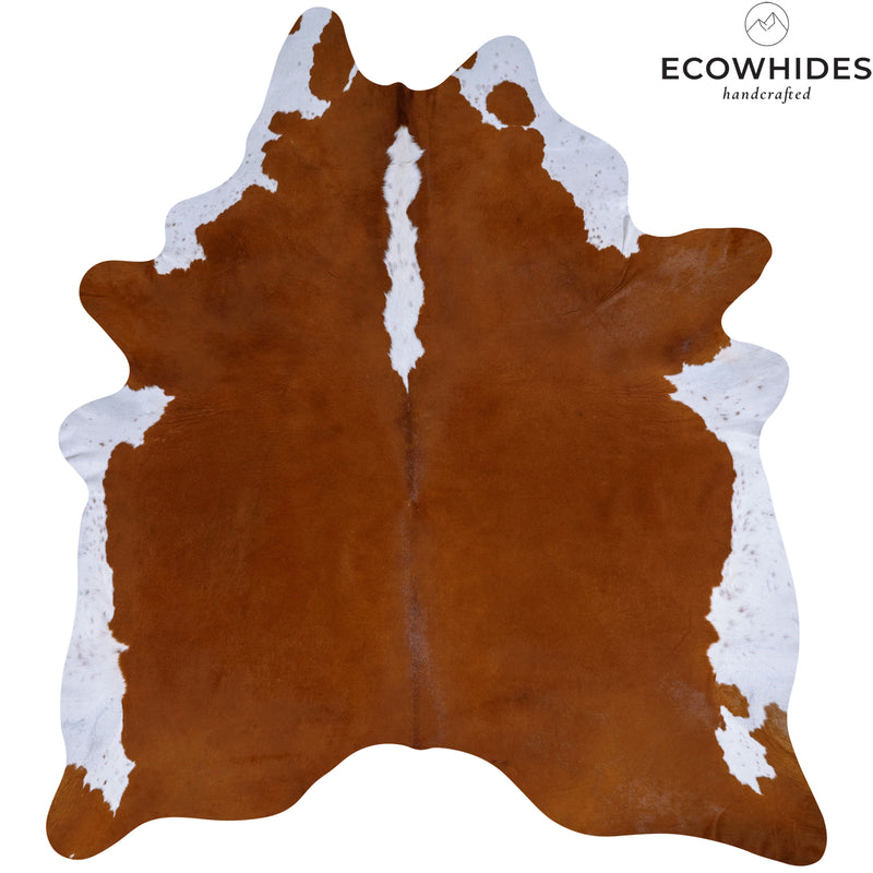 Brazilian Hereford Cowhide Rug Size 7'11" L x 7'3" W 7557