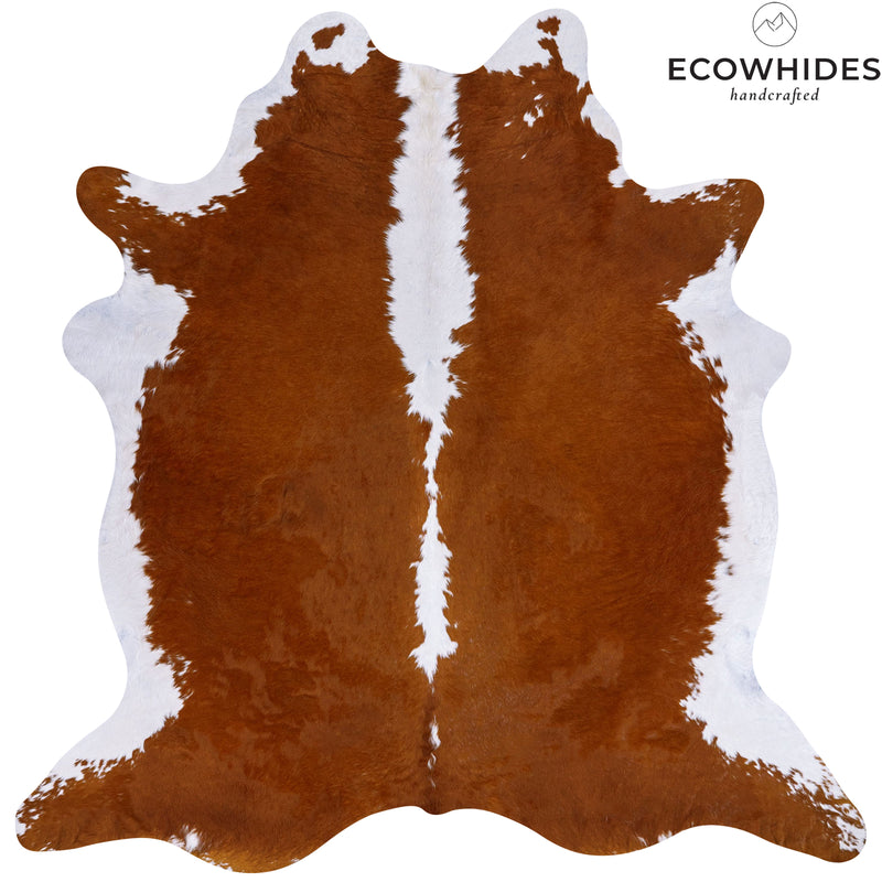 Brazilian Hereford Cowhide Rug Size 6'9" L x 6'11" W 7562