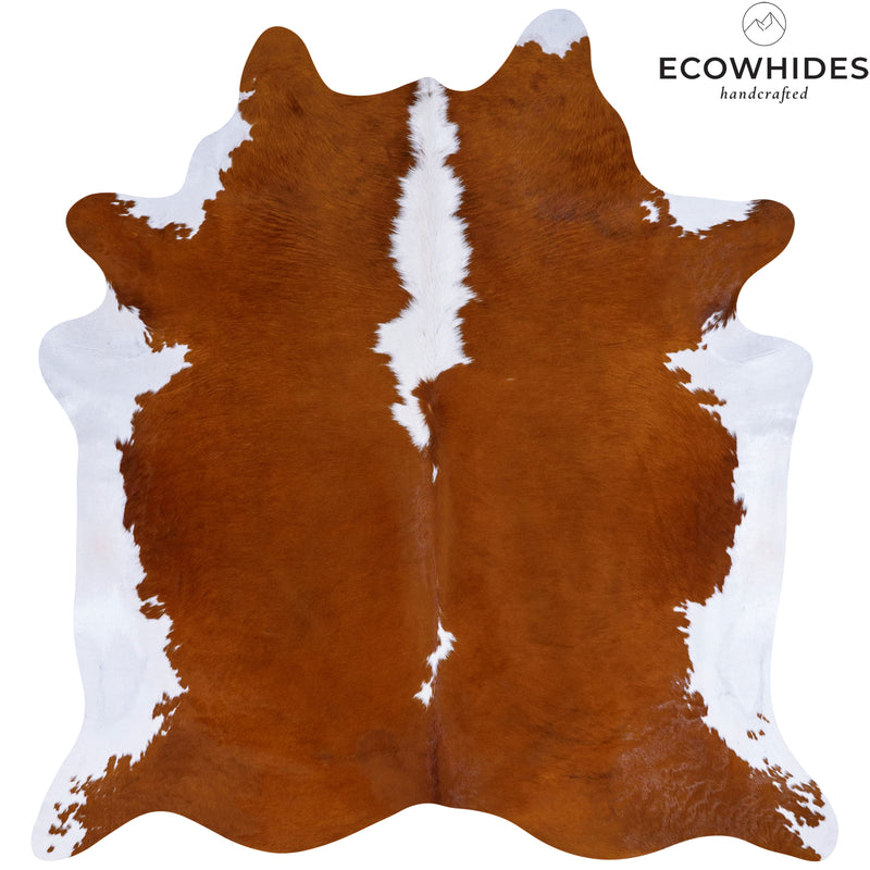 Brazilian Hereford Cowhide Rug Size 6'9" L x 6'8" W 7569