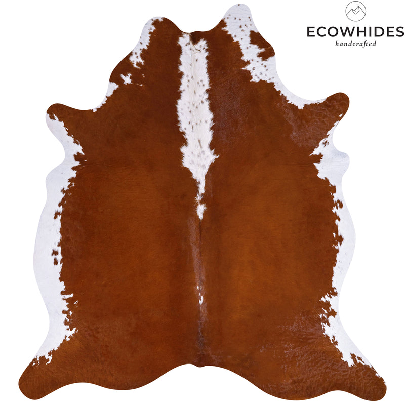 Brazilian Hereford Cowhide Rug Size 6'10" L x 6'9" W 7571