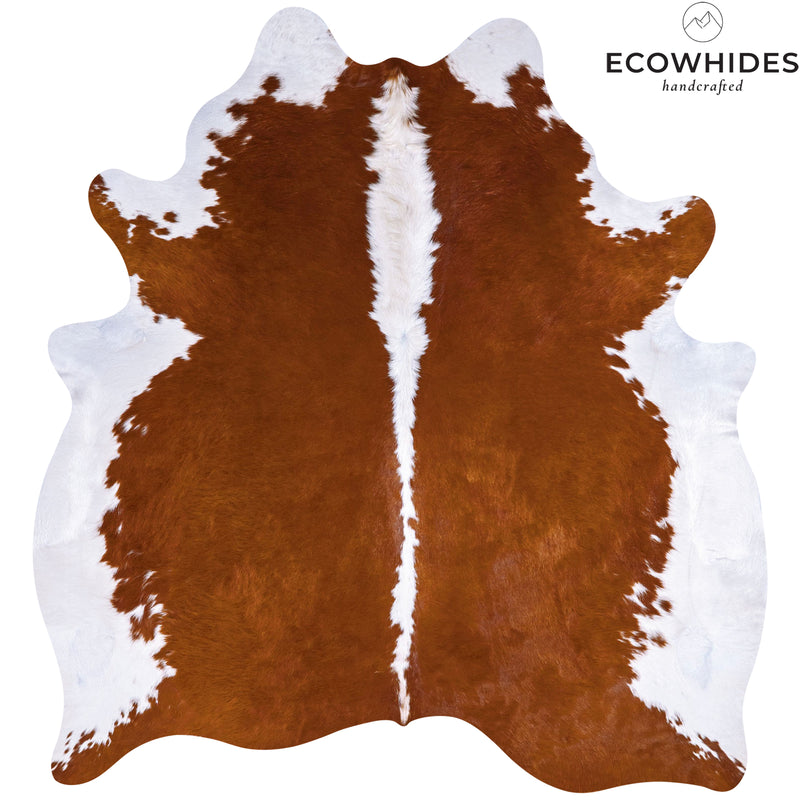 Brazilian Hereford Cowhide Rug Size 6'10" L x 6'1" W 7576