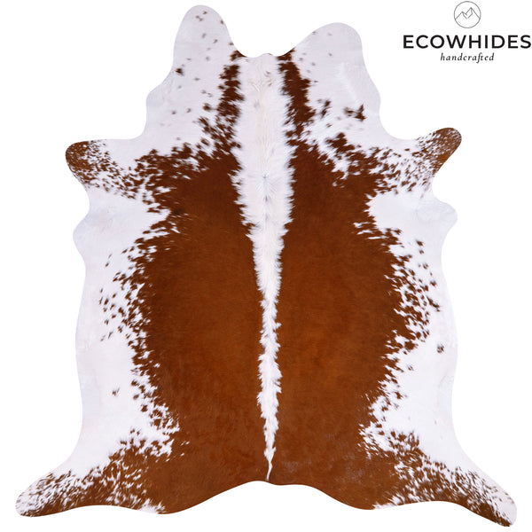 Brazilian Hereford Cowhide Rug Size 7'3" L x 6'11" W 7577