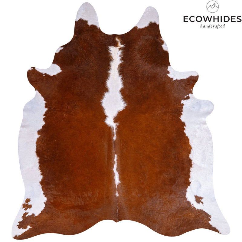 Brazilian Hereford Cowhide Rug Size 7'7" L x 6'7" W 7579