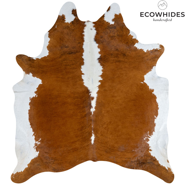 Brazilian Brindle White Belly Cowhide Rug Size 6'8" L x 6'7" W 7583