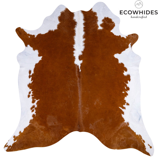 Brazilian Hereford Cowhide Rug Size 6'11" L x 7' W 7584