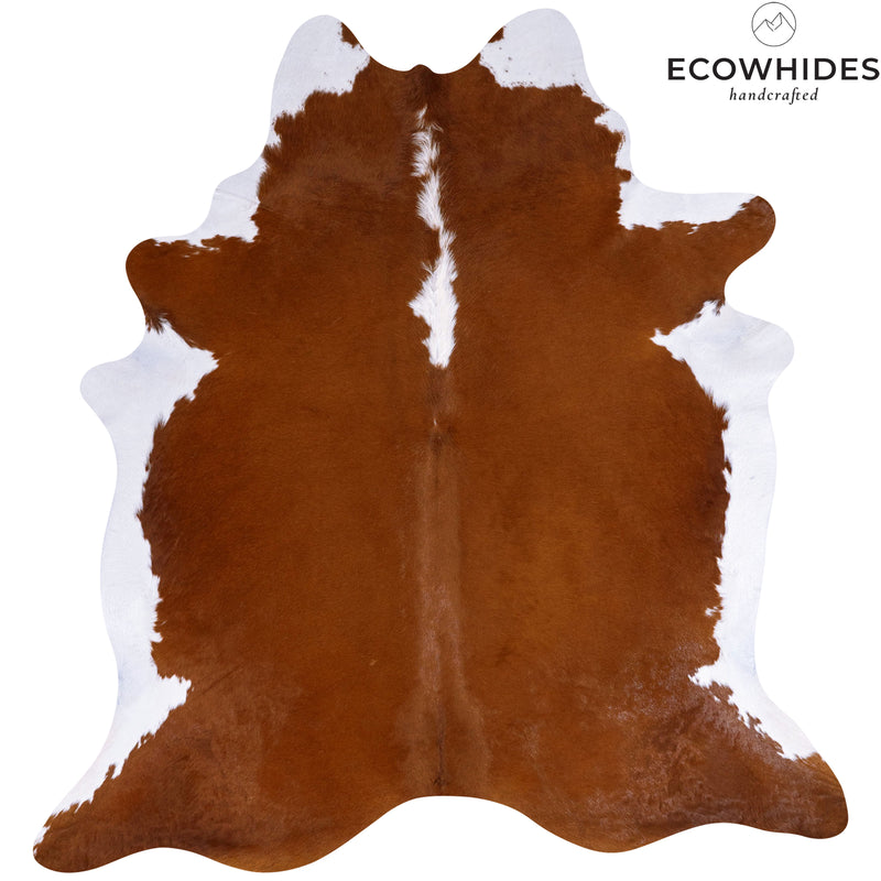 Brazilian Hereford Cowhide Rug Size 7'2" L x 6'9" W 7588