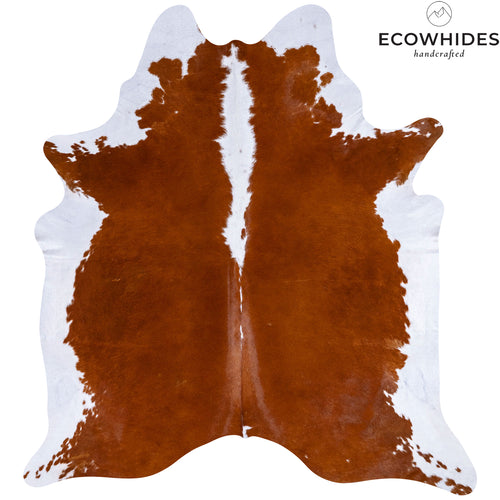 Brazilian Hereford Cowhide Rug Size 7'3" L x 6'9" W 7589