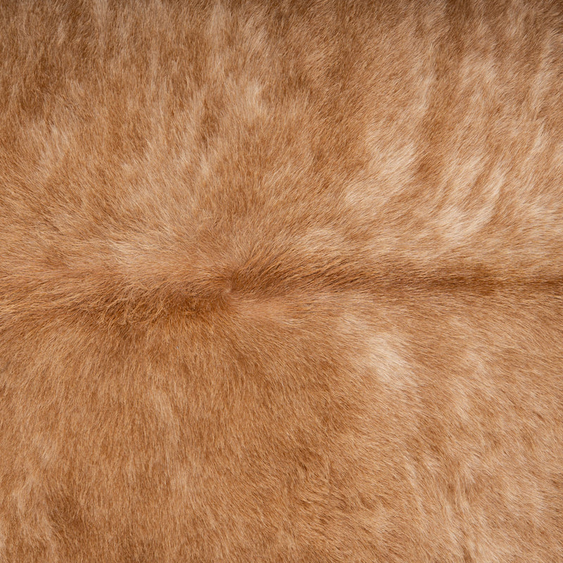 Brazilian Beige Cowhide Rug Size 6'11" L x 6'7" W 7068