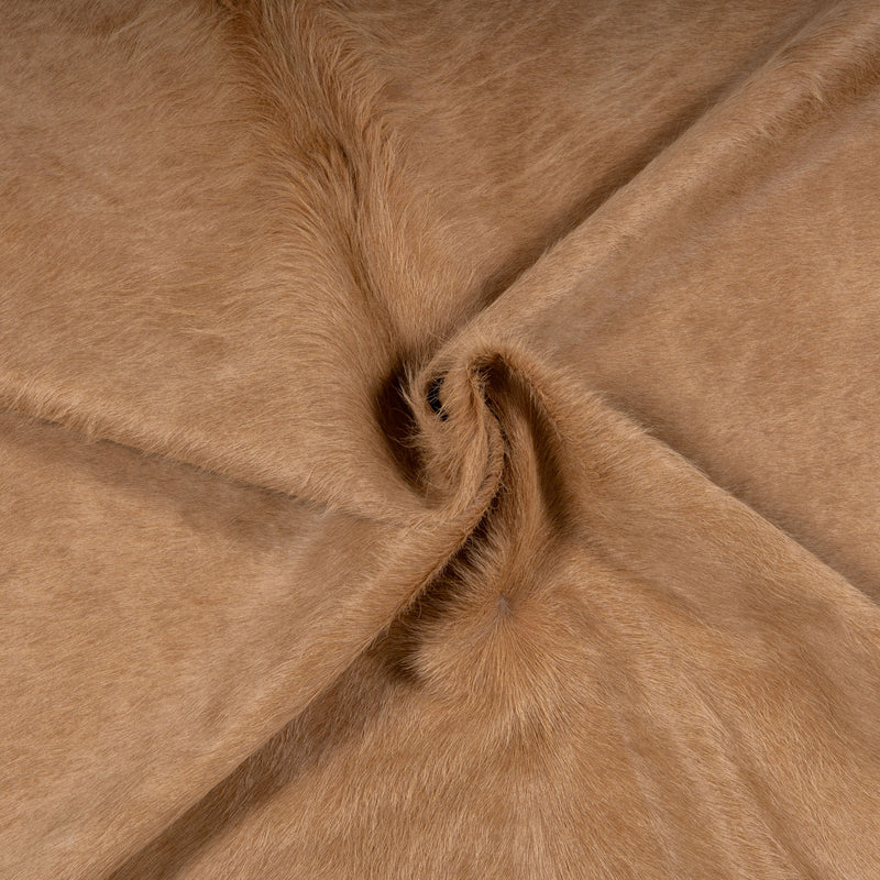 Brazilian Beige Cowhide Rug Size 7'11" L x 7'5" W 7074