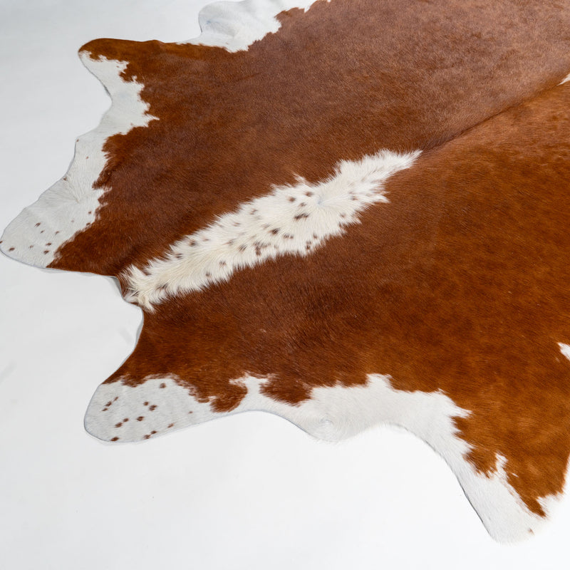 Brazilian Hereford Cowhide Rug Size 8'3" L x 7'3" W 7500