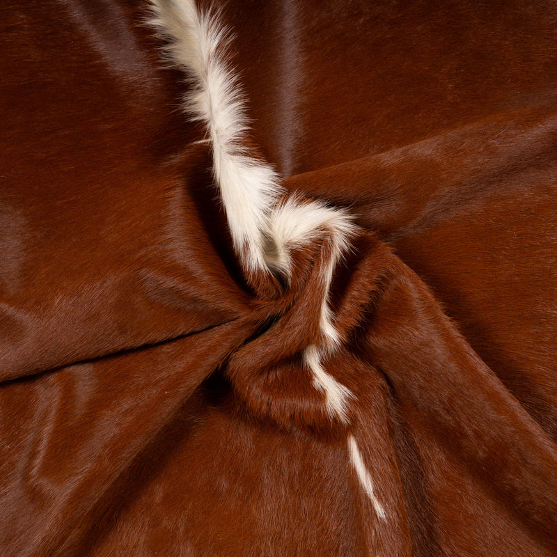 Brazilian Hereford Cowhide Rug Size 6'7" L x 6'1" W 7116