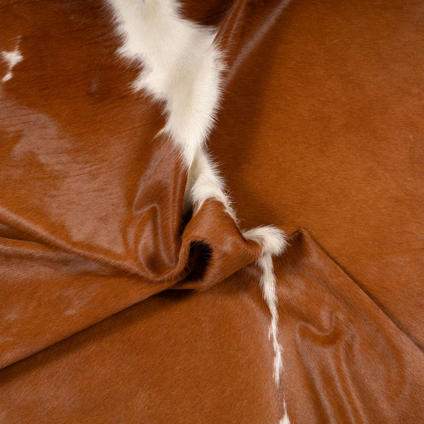 Brazilian Hereford Cowhide Rug Size 6'7" L x 6'2" W 7123