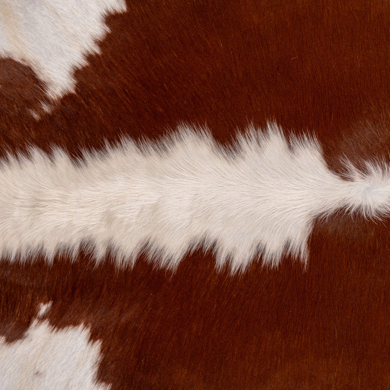 Brazilian Hereford Cowhide Rug Size 7'2" L x 6'5" W 7124